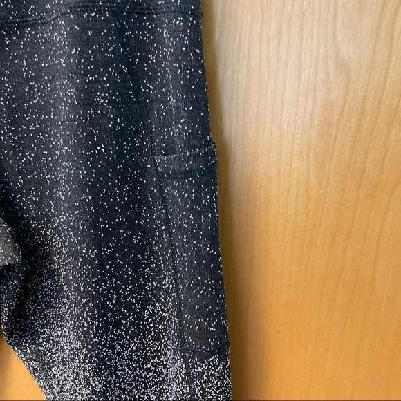 CHAMPION  Sz XL Ombre Tiny Dots Leggings Activewear Tights w/ Pockets - Picture 3 of 7